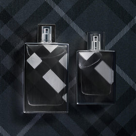Burberry Brit on a dresser in lifestyle setting showing versatile styling benefit: fits modern interiors