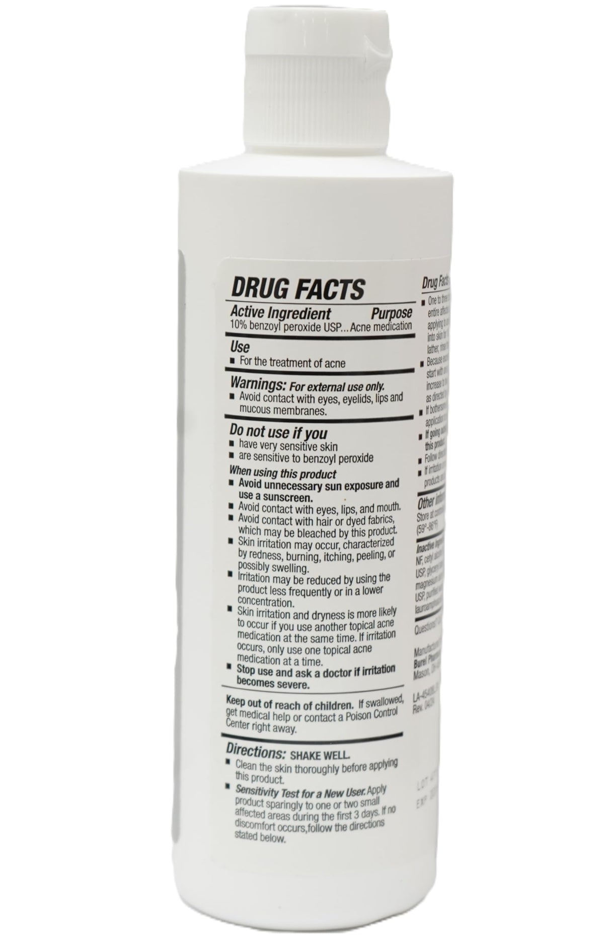 Burelpharma wash texture close-up foamy lather demonstrating effective cleansing