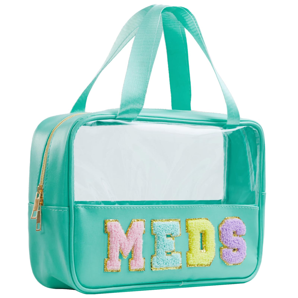 Burskit clear meds bag front view showing organization and visibility