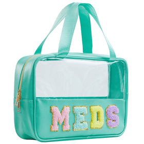 Burskit clear meds bag front view showing organization and visibility