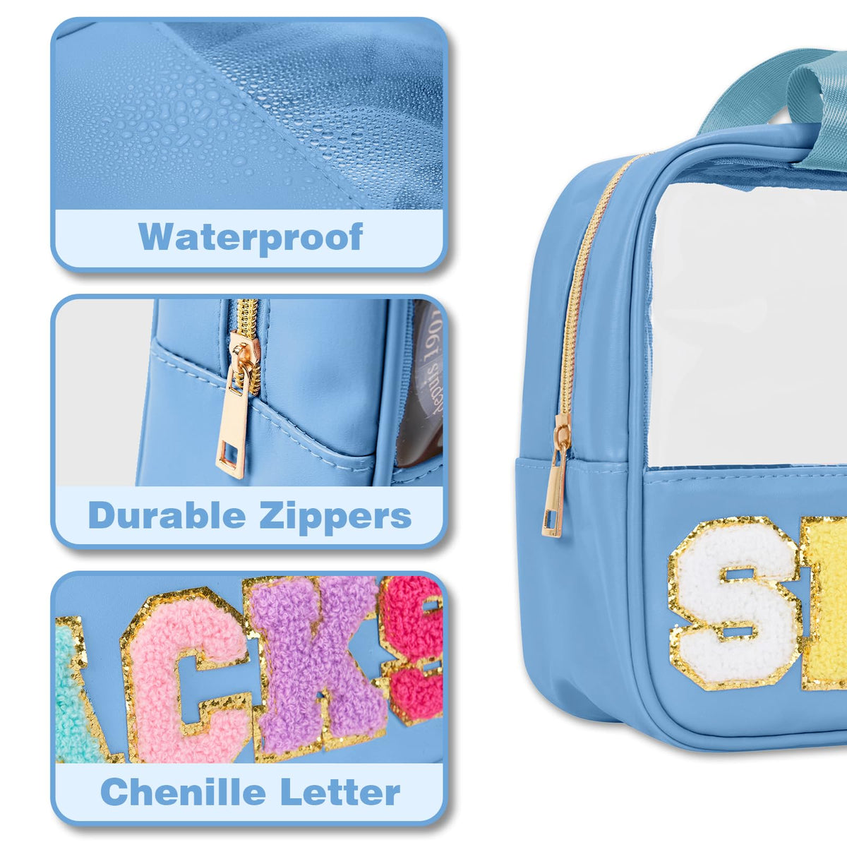 Burskit zipper and handle detail showing reinforced trim for durable carrying benefit