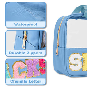 Burskit zipper and handle detail showing reinforced trim for durable carrying benefit