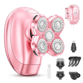 Burtily front view shaver shows ergonomic grip and versatile design benefit
