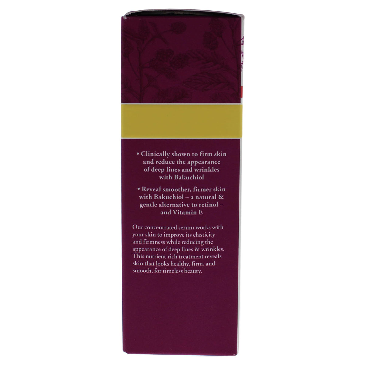 Burt's Bees applying serum to cheek illustrating hydration and smoothing effect