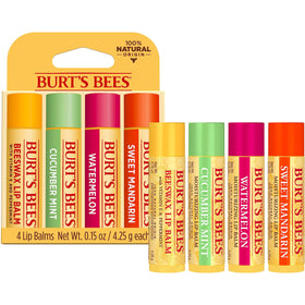 Burt's Bees being applied outdoors showing quick protection during activities