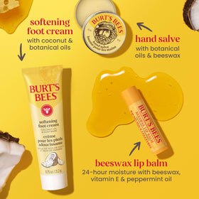 Burt's Bees original beeswax lip balm twist open for lasting moisture