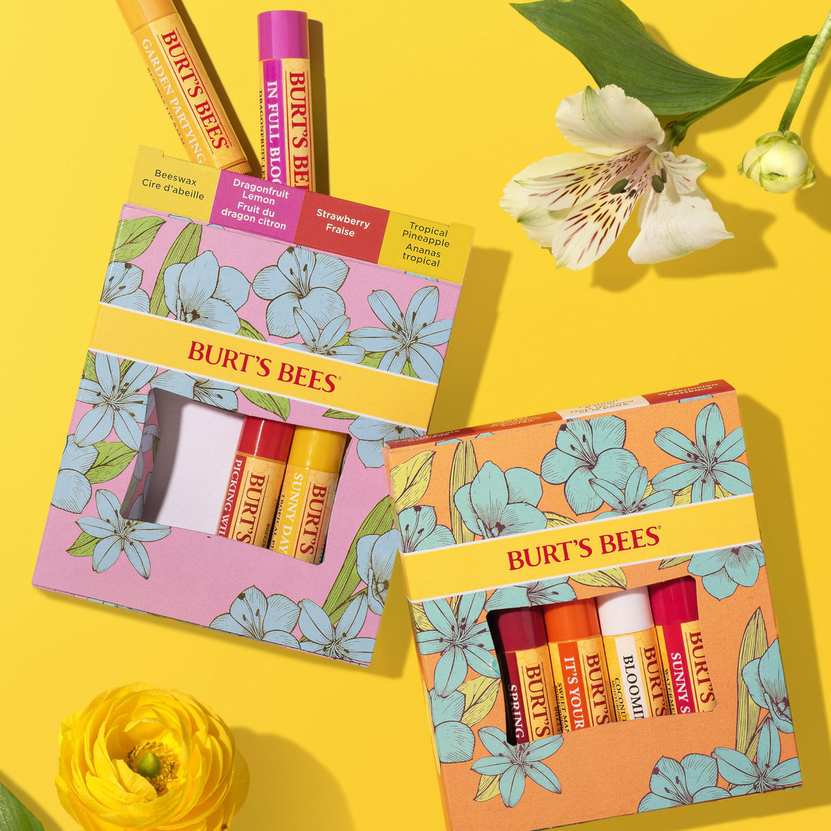 Burt's Bees Beeswax tube close-up label and cap — clear ingredient visibility and trust