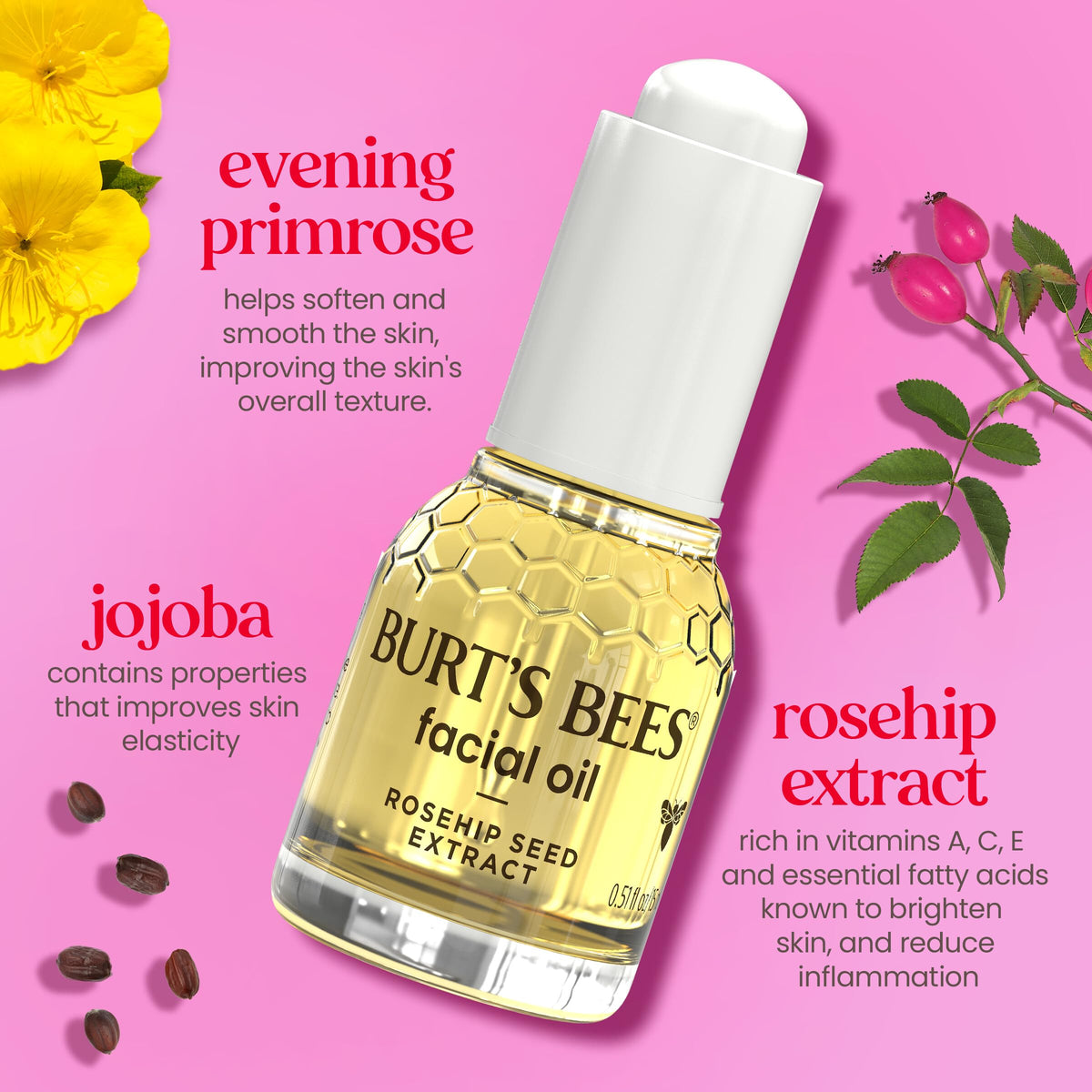 Burt's Bees bottle paired with gua sha stone to demonstrate improved tool glide and massage