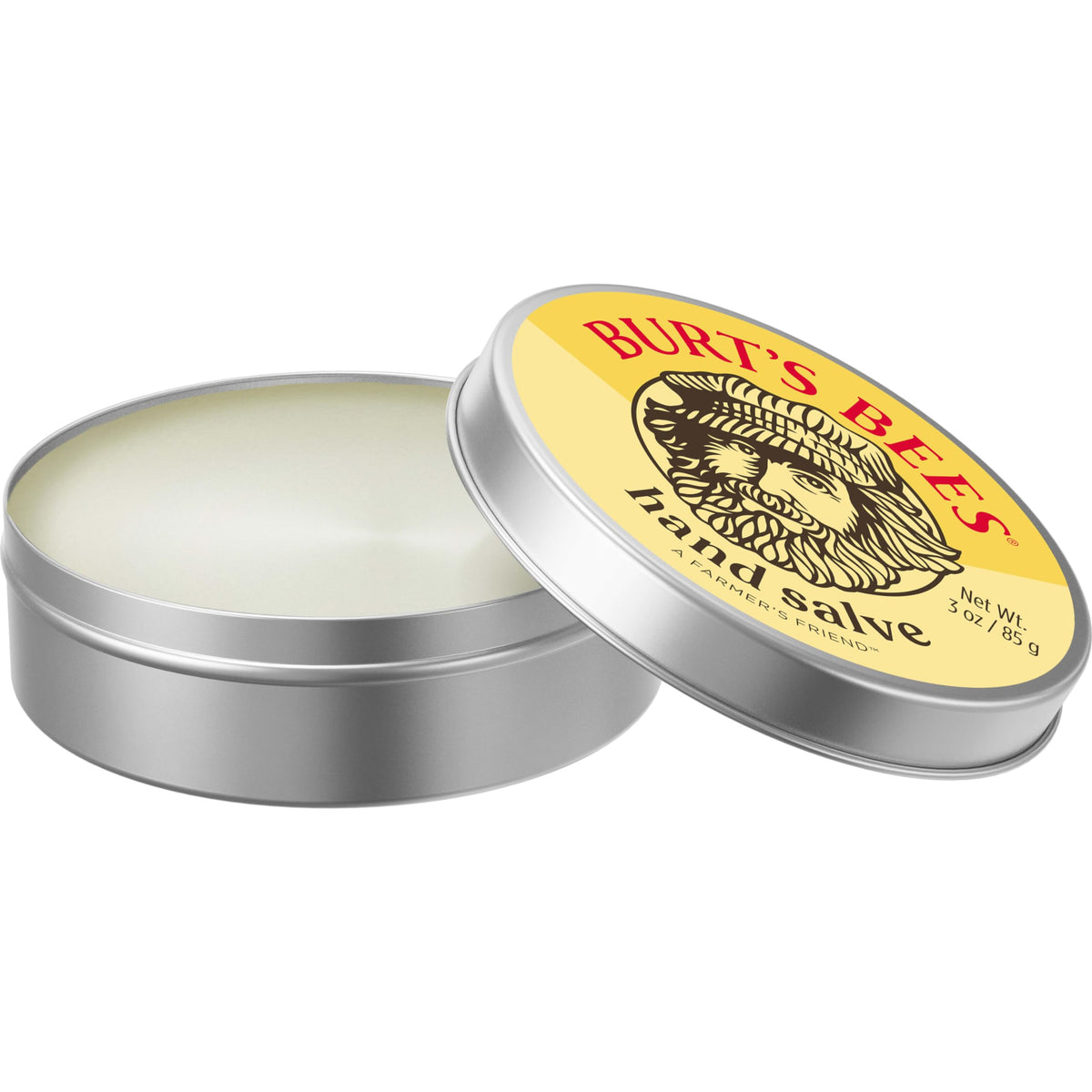 Burt's Bees close-up of salve texture highlighting smooth beeswax-rich finish
