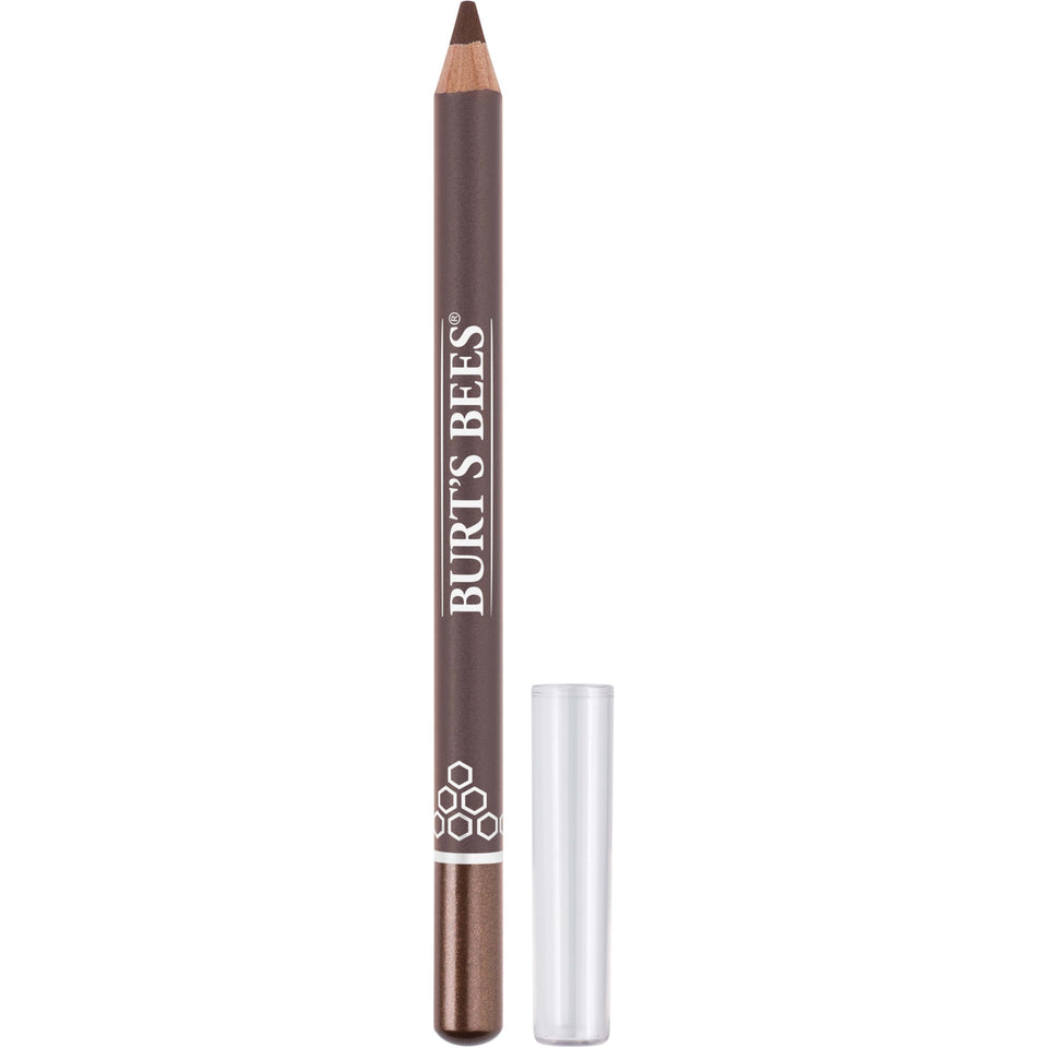 Burt's Bees front packaging showing warm brown eyeliner and brand name benefits