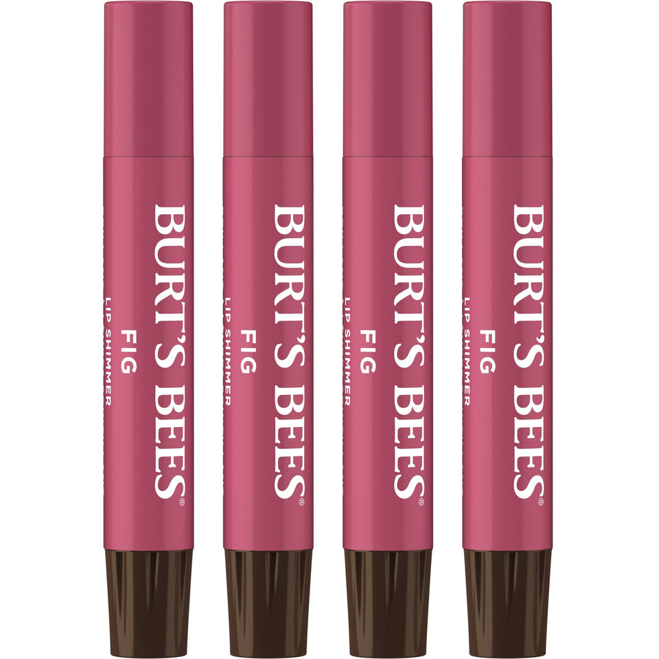 Burt's Bees front packaging showing fig tint and recyclable carton benefits