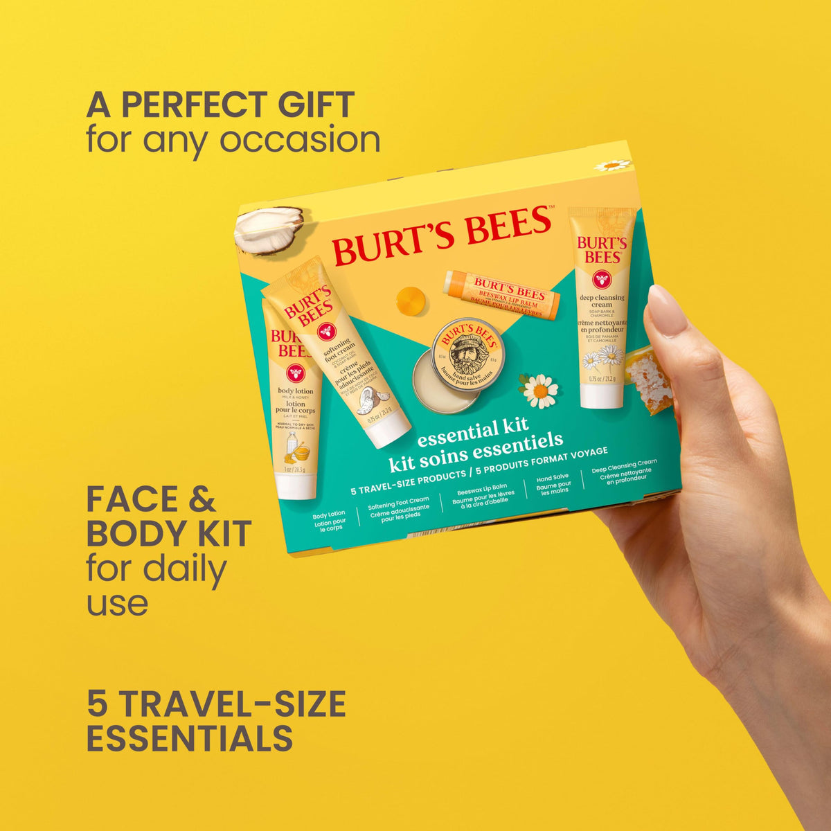 Burt's Bees foot cream tube with cream texture for soft feet