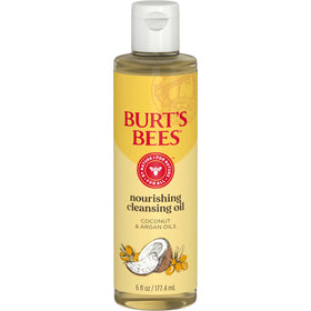 Burt's Bees front packaging 6 fl oz bottle showing natural-origin cleanser benefits
