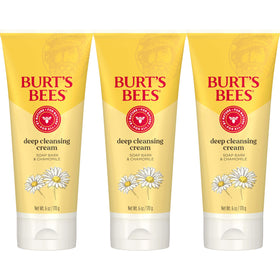 Burt's Bees front packaging showing cleanser and natural benefits