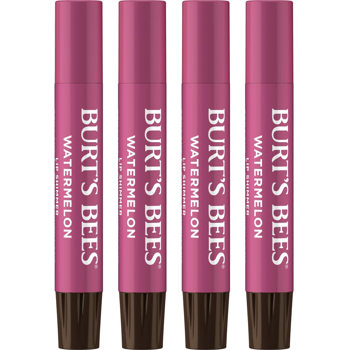 Burt's Bees front packaging showing watermelon 4-pack and gift-ready appeal