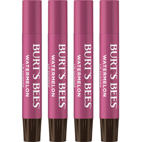 Burt's Bees front packaging showing watermelon 4-pack and gift-ready appeal
