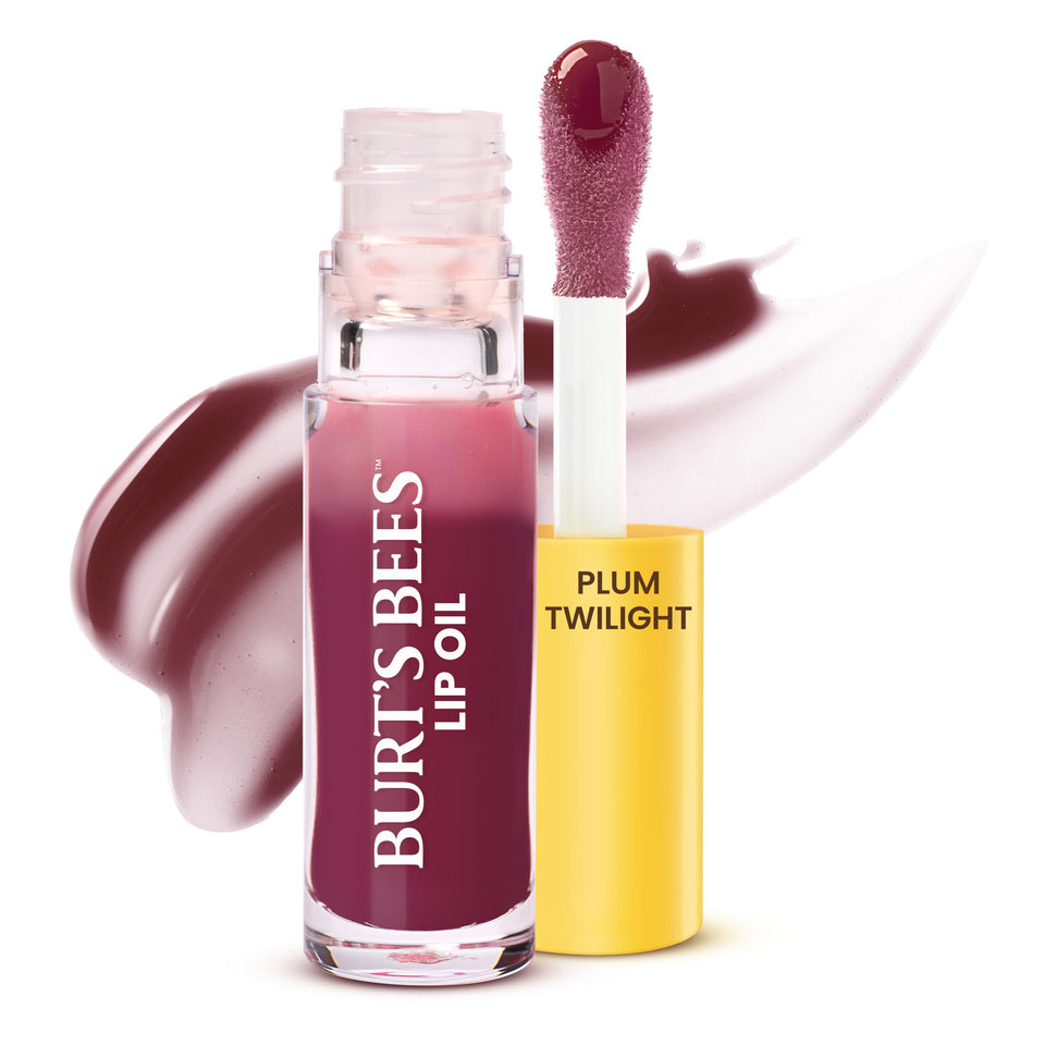 Burt's Bees front packaging showing product and plum tint benefit