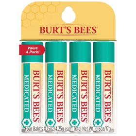 Burt's Bees front tube showing label and matte tint-free finish benefit