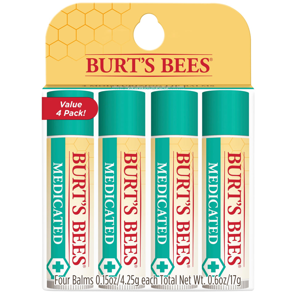 Burt's Bees front tube showing label and matte tint-free finish benefit