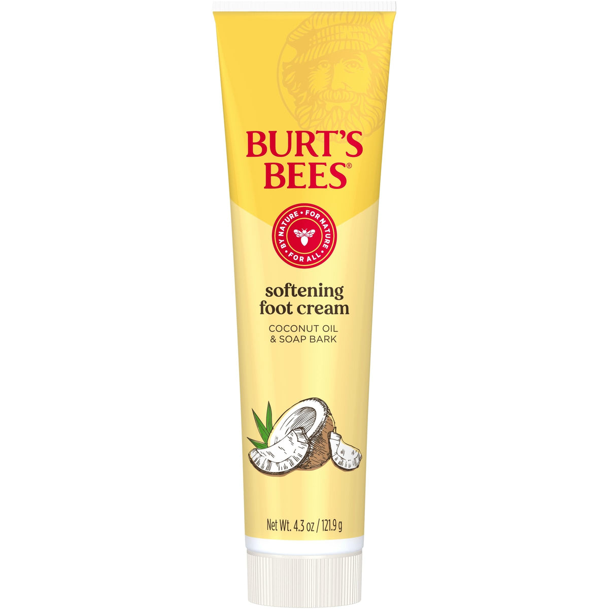Burt's Bees ingredients label close-up emphasizing natural-origin components