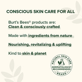 Burt's Bees product label and ingredient panel for transparency