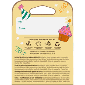 Burt's Bees lip balm in a birthday setting showing joyful gifting and everyday use