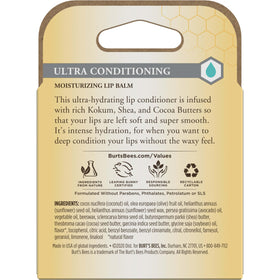 Burt's Bees lip balm used outdoors in winter illustrating protective hydration
