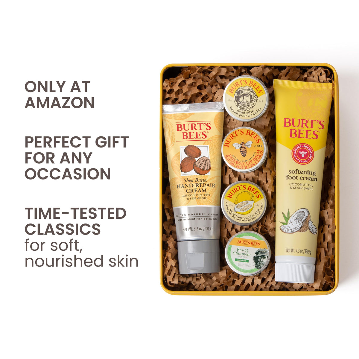 Burt's Bees Beeswax Lip Balm closeup demonstrating smooth moisturizing finish