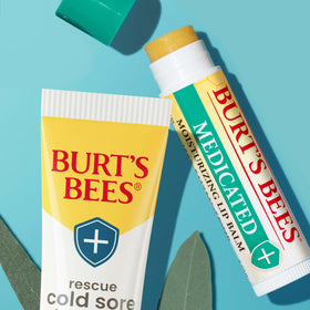 Burt's Bees close-up of balm texture highlighting moisturizing shea butter glide benefit