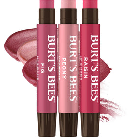 Burt's Bees front packaging trio showing clean, natural tinted balms