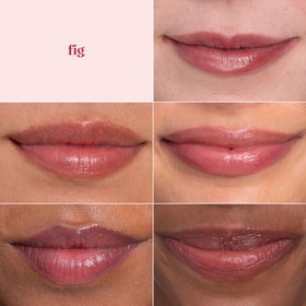 Burt's Bees Peony stick tip showing smooth glide and buildable color