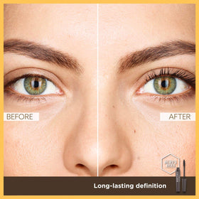 Burt's Bees application in hand showing easy-to-use wand and quick application benefit