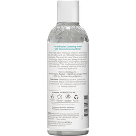 Burt's Bees micellar water on bathroom counter for quick cleansing routine convenience