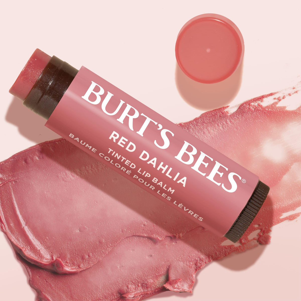 Burt's Bees recyclable carton packaging emphasizing eco-friendly disposal