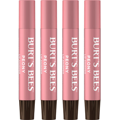 Burt's Bees front packaging showing Peony shimmer tint and four sticks, great gift