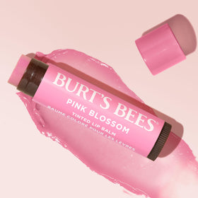 Burt's Bees Pink Blossom styled as a gift to highlight Mother's Day giving