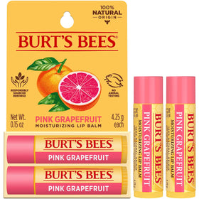 Beeswax and grapefruit props with Burt's Bees to show natural sources