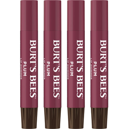 Burt's Bees plum front packaging showing recyclable carton and shade