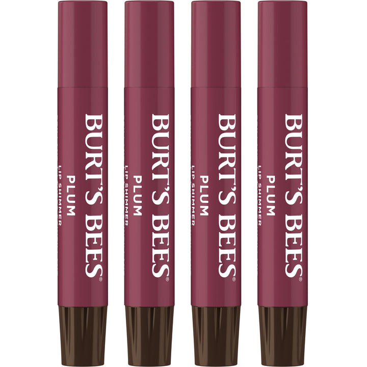 Burt's Bees plum front packaging showing recyclable carton and shade