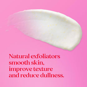 Burt's Bees cleanser poured on hand showing cream consistency and hydration