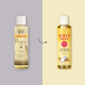 Burt's Bees pump dispensing cleansing oil droplet for easy controlled use
