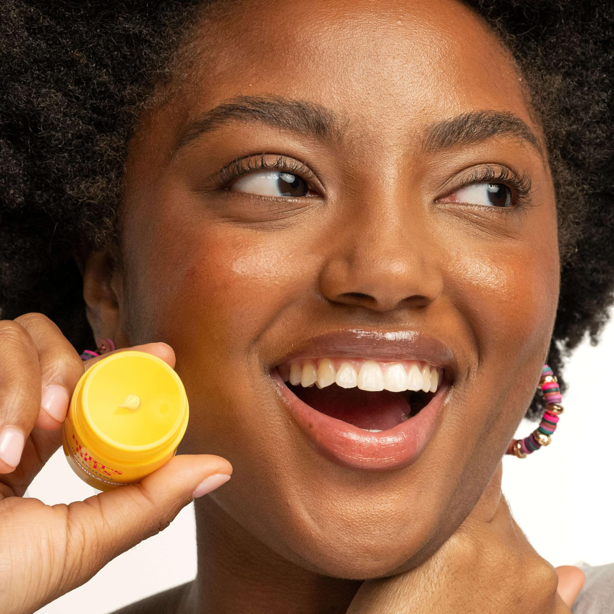 Burt's Bees recyclable carton and label highlighting cruelty-free certification