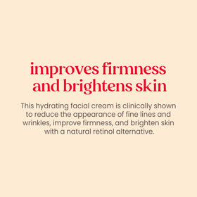 Burt's Bees close-up of cream texture highlighting lightweight, hydrating feel