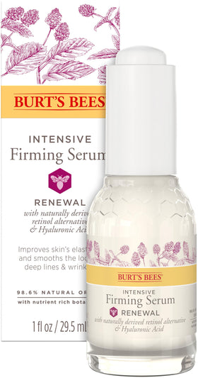Burt's Bees front bottle showing clean packaging and natural-origin claim benefits