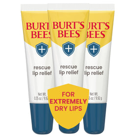 Burt's Bees front tube view showing clean packaging and easy squeeze application benefit