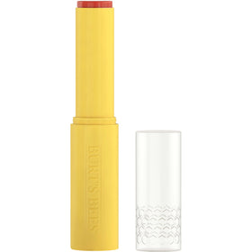 Burt's Bees tube with cap off revealing balm tip for easy application