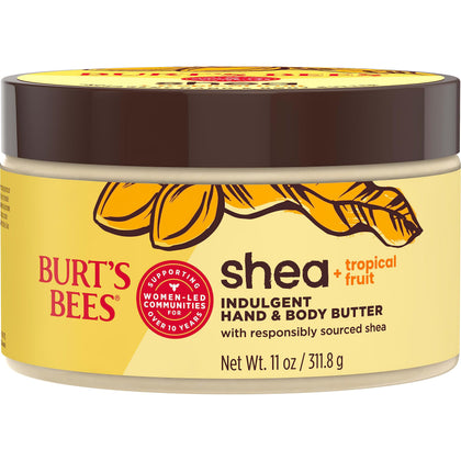 Burt's Bees tub front view showing clean packaging and moisturizing benefit