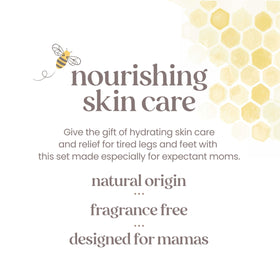 Burt's Bees belly butter texture on spoon showing rich, hydrating formula benefit