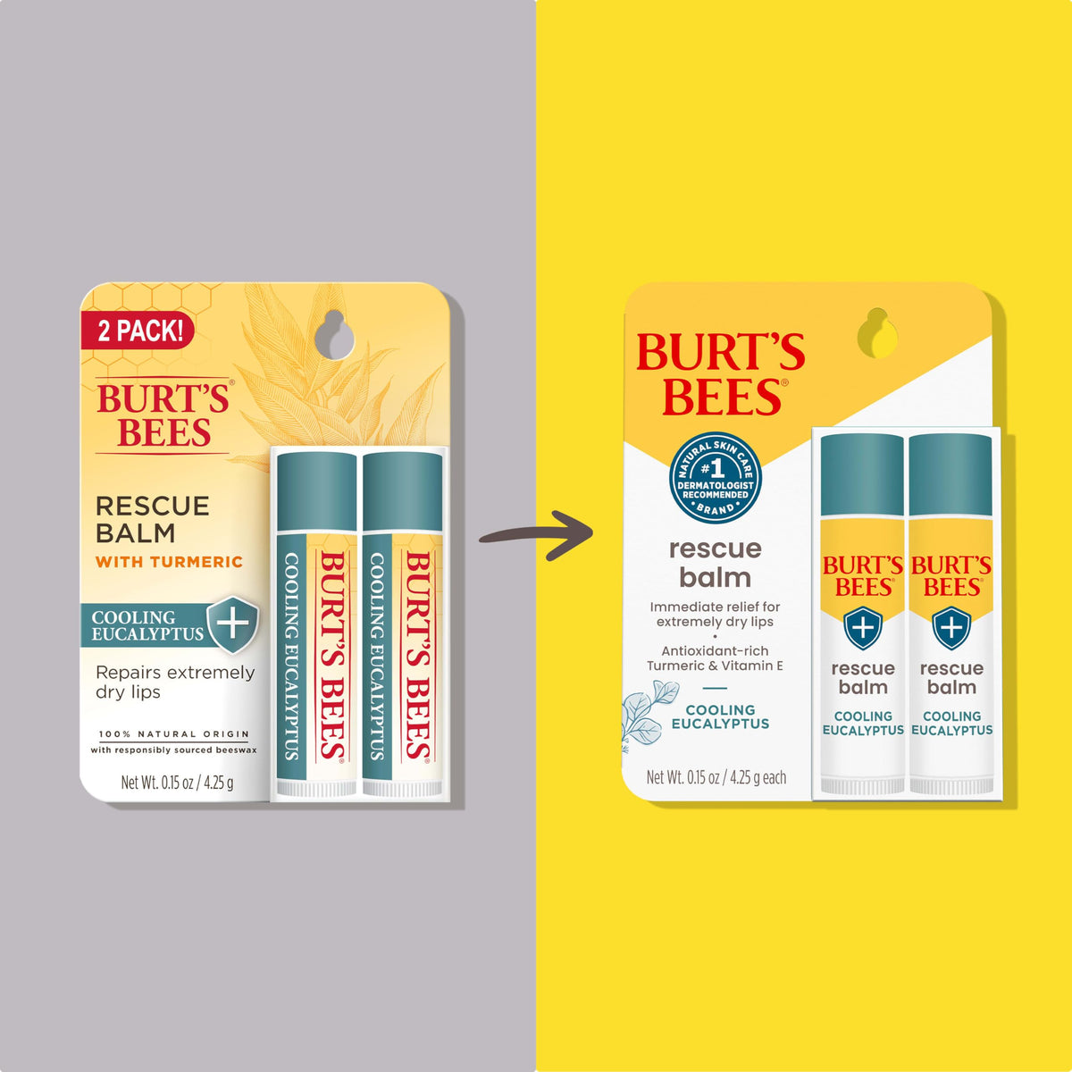 Burt's Bees close-up texture of balm revealing smooth, hydrating consistency and nourishment