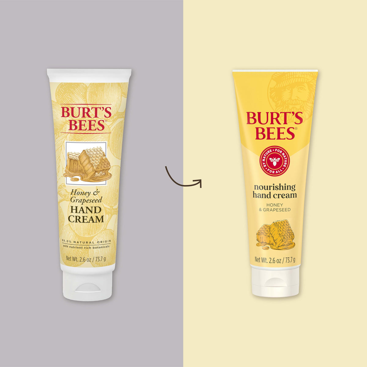 Burt's Bees cream texture close-up illustrating rich, non-greasy absorption